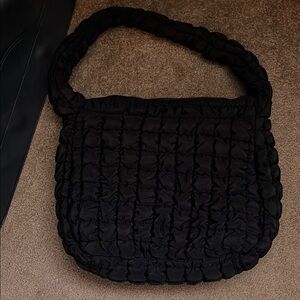 Black Quilted Shoulder Bag